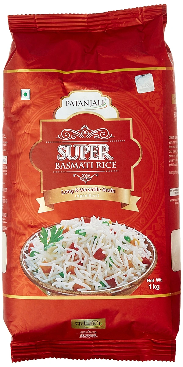 Patanjali Super basmati rice - 1kg, NA, NA