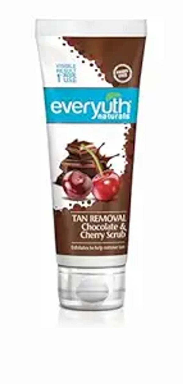 EVERYUTH TAN REMONAL CHOCOLATE & CHERRY SCRUB - 50G, NA, NA