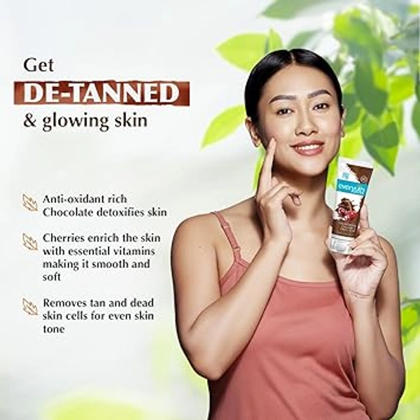 EVERYUTH TAN REMONAL CHOCOLATE & CHERRY SCRUB - 50G, NA, NA