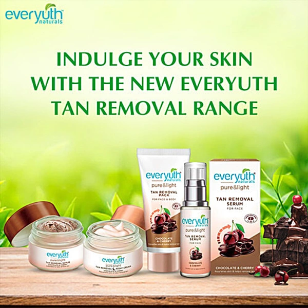 EVERYUTH TAN REMOVAL CHOCOLATE & CHERRY SCRUB - 100G, NA, NA