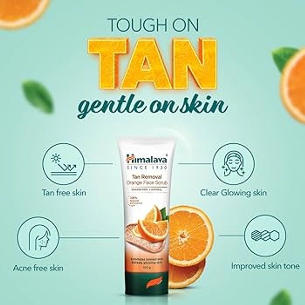 HIMALAYA TAN REMOVAL ORANGE FACE SCRUB - 50G, NA, NA