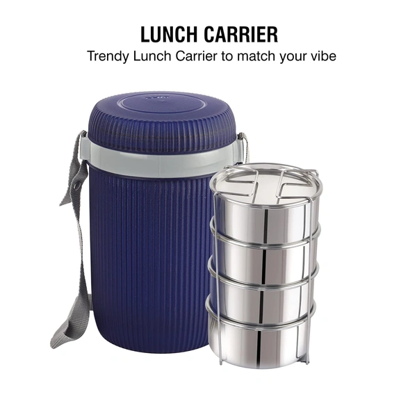 Cello Tiffin 4 Insulated Lunch Carrier - 1 U, NA, NA