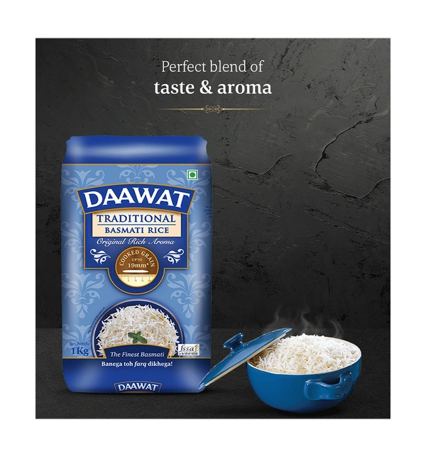 Daawat Traditional basmati rice - 1kg, NA, NA