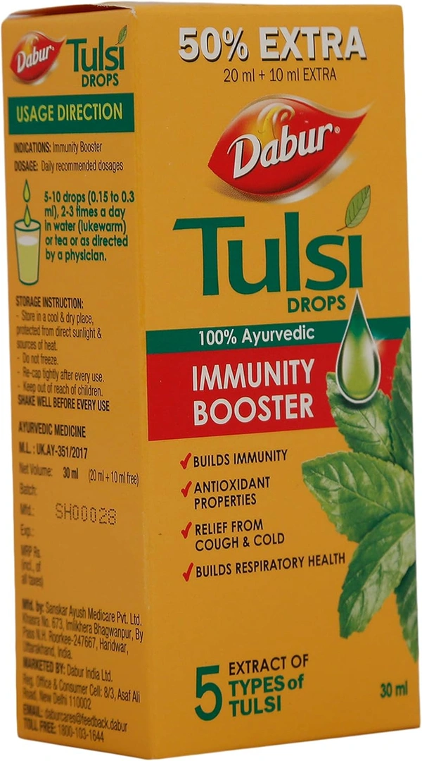 DABUR TULSI DROPS - 30ML, NA, NA