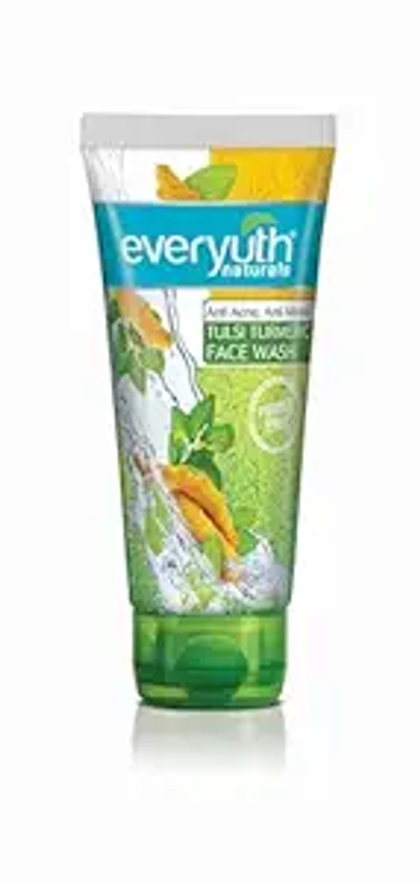 EVERYUTH TULSI TURMERIC FACEWASH - 150G, NA, NA