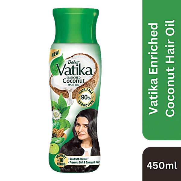 DABUR VATIKA VATIKA COCONUT HAIR OIL - 450ML, NA, NA