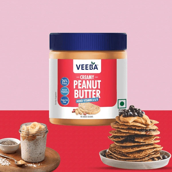 Veeba Creamy Peanut Butter - 320g, NA, NA