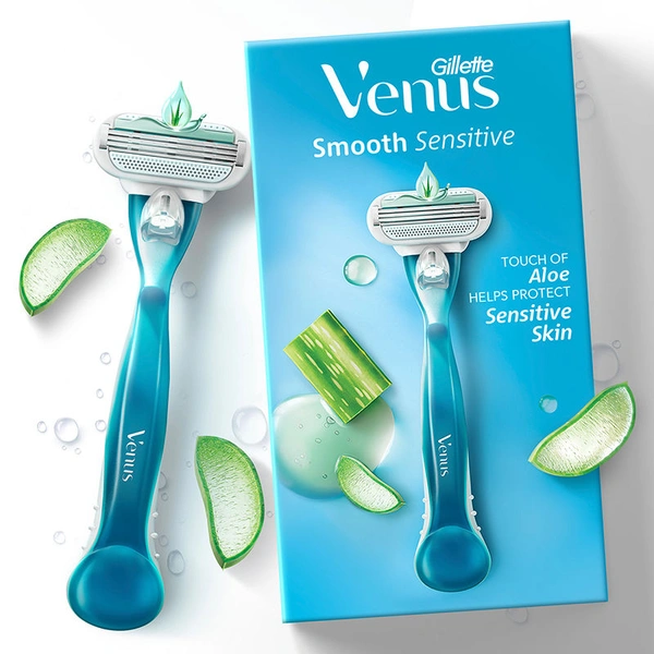 Gillette Venus Smooth Sensitive - 1 Razer,2 refills, NA, NA