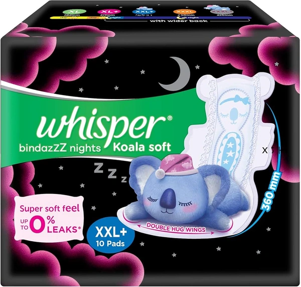 WHISPER BINDAZZZ NIGHTS KOALA SOFT - NA, NA