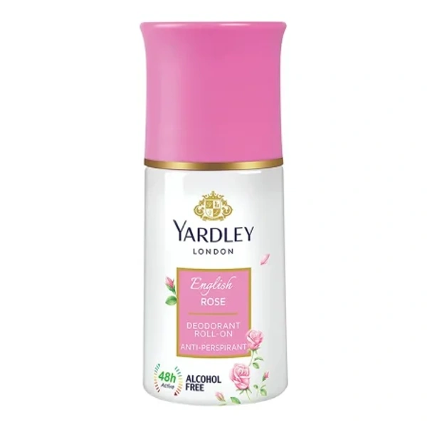 Yardley London English Rose Roll - On - 50ml, NA, NA