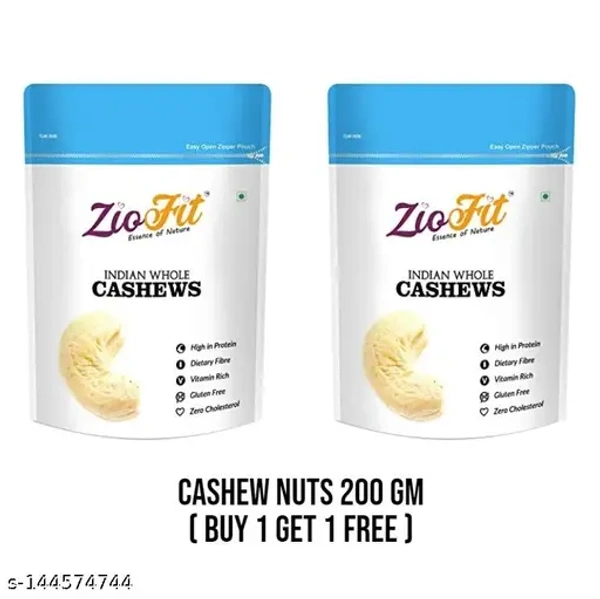 Zio Fit Whole Cashews - 200g, NA, NA