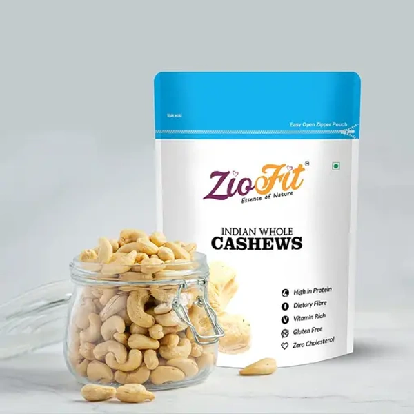 Zio Fit Whole Cashews - 200g, NA, NA