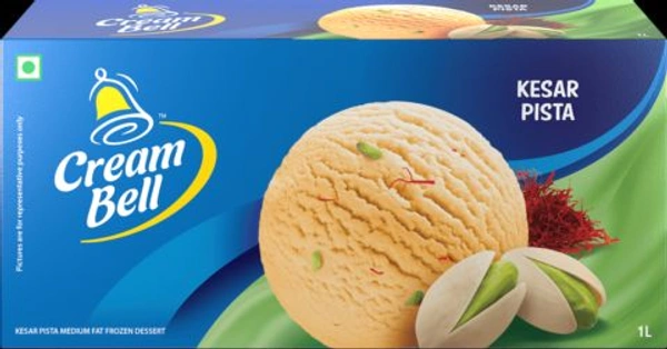 Kesar Pista Icecream  - 700ml + 700ml