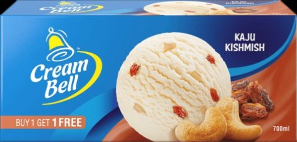 Kaju Kishmish Icecream  - 700ml +700ml