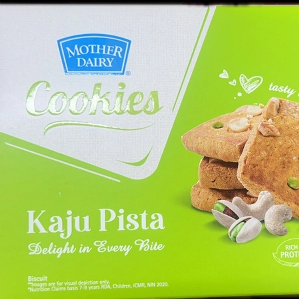 Cookies (Mother Dairy) Kaju Pista  - 200g