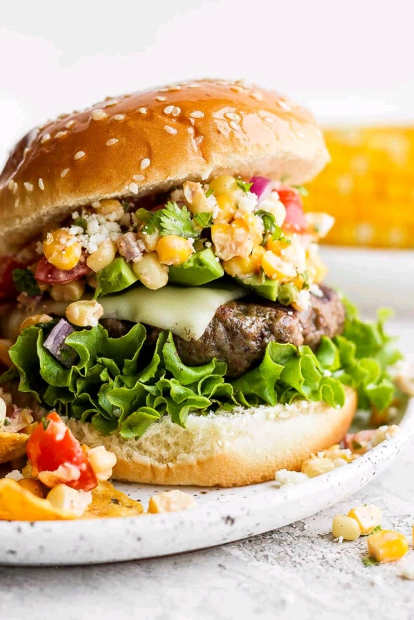 OB Cheese Corn Burger  - Obra