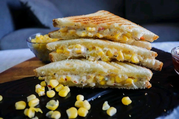 Grill Veg Corn Cheese Sandwich  - Obra