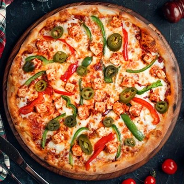 Veg Peri Peri Pizza  - Obra, 7 Inch