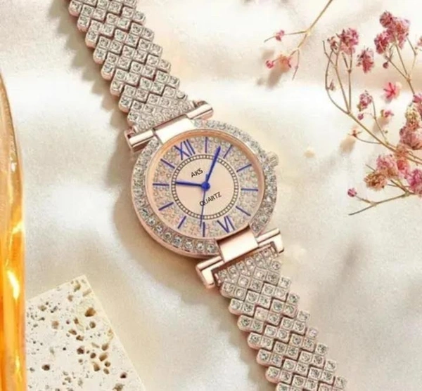 diamond look watch - Ochre