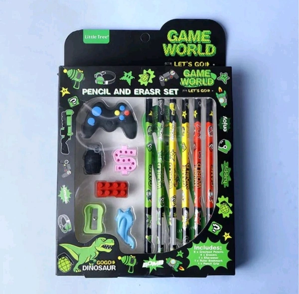 ગેમ વર્લ્ડ ગિફ્ટ સેટ - Black