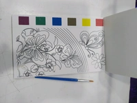 વોટર કલર પેન્ટિંગ - White