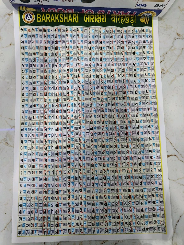 ઓલ ઈન વન ચાર્ટ કેલેન્ડર