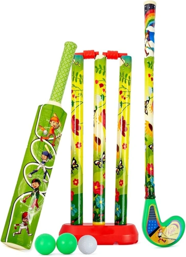 CRICKET SET NO.3 - BLU YELLO