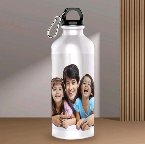 Customized Photo Bottle With Free Keychain 