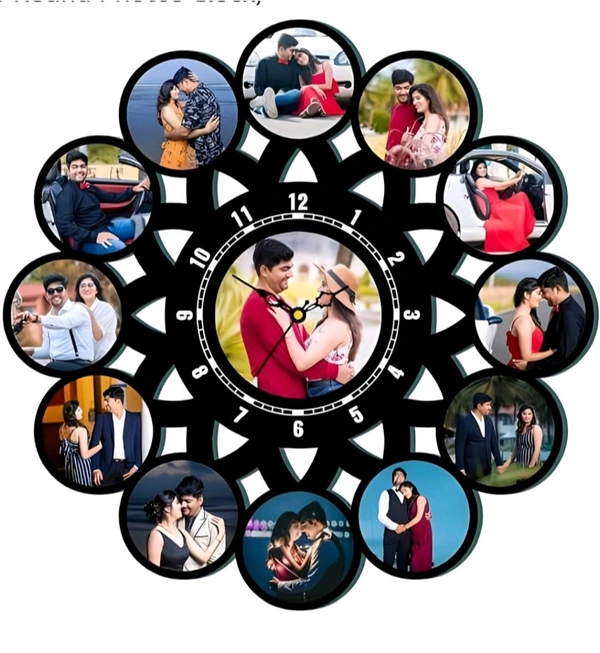 Heart MDF CLOCK - There is no Glass, 24*24