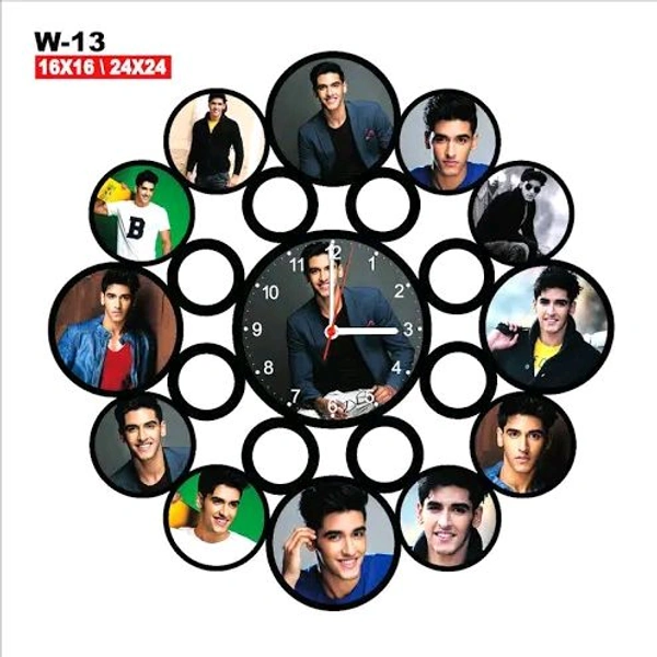 Heart MDF CLOCK - There is no Glass, Required 13 Phots, 20*20