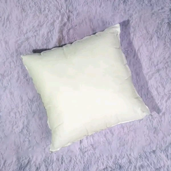 SQUER FUR PILLOW  - Red, 16inch