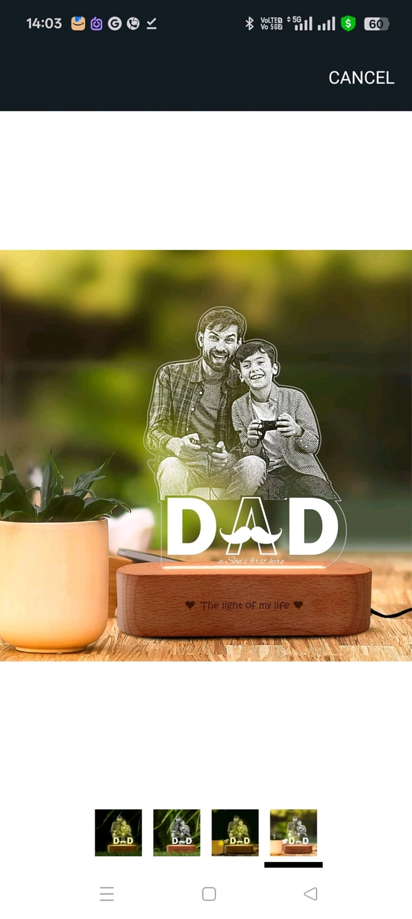 Acrylic Cutout For Father's Day Special 