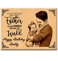 Wood Engraving Customized Gift - 6*9 Inch Medium