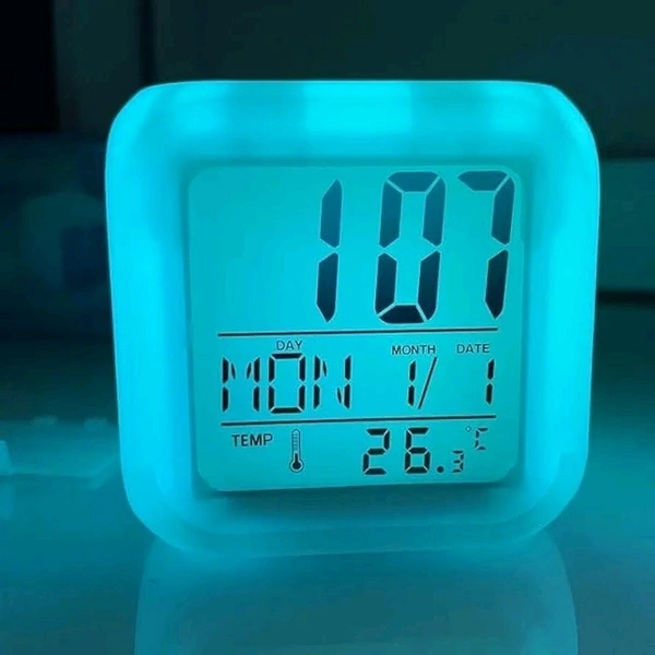 Customized Photo Alram Clock With Multy Color LED LIGHTING