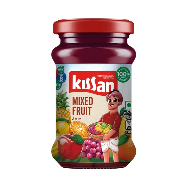 Kissan Mixed Fruit Jam 200g - 200g, Kissan