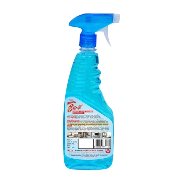 Gainda ShineX Glass Cleaner – Sparkling Clean Mirrors & Surfaces Instantly (500ml) - 500ml, Gainda