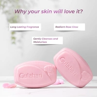 Dabur Gulabari Pure Rose Soap 150g (Pack of 4) - 150 x 4, Dabur