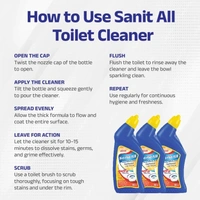 Pitambari Sanit All Super Power Disinfactant Toilet Cleaner - 500ml - 500ml, Pitambri