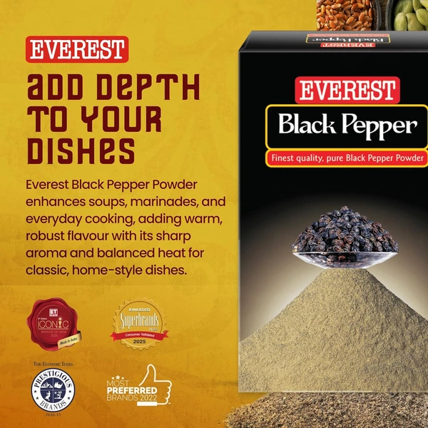 Everest Black Pepper 100g - 100g, Everest