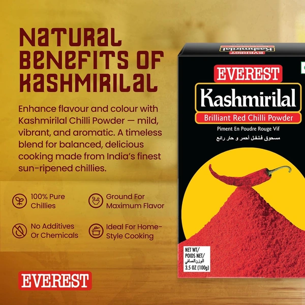 Kaashmiri Laal Mirch Powder 100g - 100g, Everest