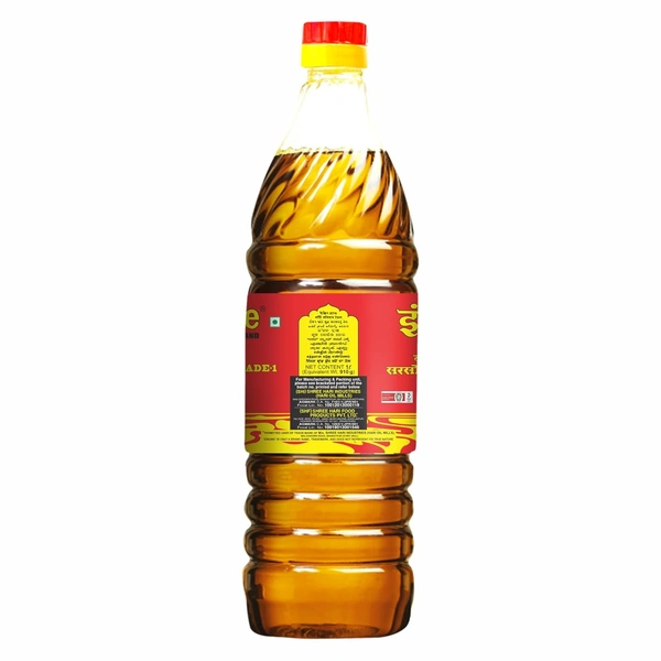 Engine Brand Kachi Ghani Mustard Oil - 1 Litre - 1 L, Engine