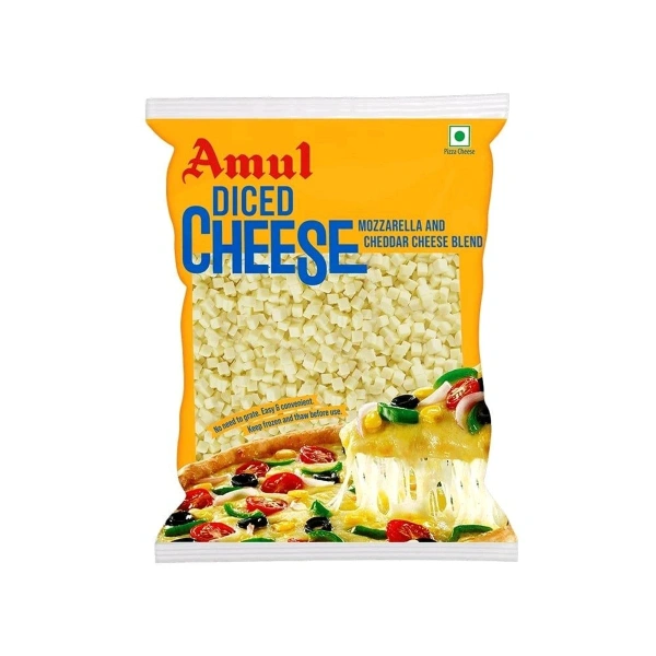 Amul Mozzarella Diced Cheese - Amul