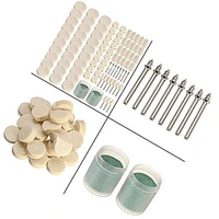 DIY Crafts DIY Crafs Pack of 5 Pcs Felt and 1 Mandrel, Multi, s choice Pieces Felt Polishing Pad and Wheel Point a(Pack of 5 Pcs Felt and 1 Mandrel, Multi) - Pack of 5 Pcs Felt and 1 Mandrel, Multi