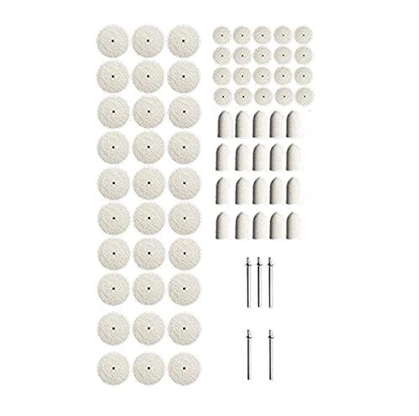 DIY Crafts DIY Crafs Pack of 5 Pcs Felt and 1 Mandrel, Multi, s choice Pieces Felt Polishing Pad and Wheel Point a(Pack of 5 Pcs Felt and 1 Mandrel, Multi) - Pack of 5 Pcs Felt and 1 Mandrel, Multi