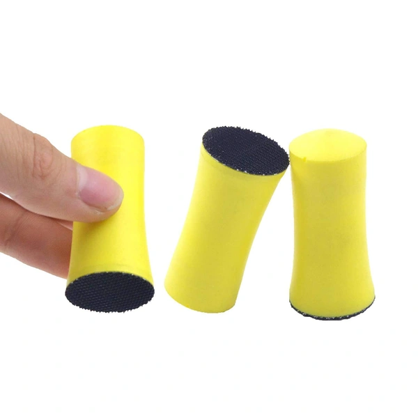 DIY Crafts Pack Of 2 Pcs, Hand Hook & Loop Backing Pad, 1" Inch (25mm) PU Foam Hand Hook & Loop Back-up Sanding Pads Abrasive Tools for Man(Pack Of 2 Pcs, Hand Hook & Loop Backing Pad) - Pack Of 2 Pcs, Hand Hook & Loop Backing Pad