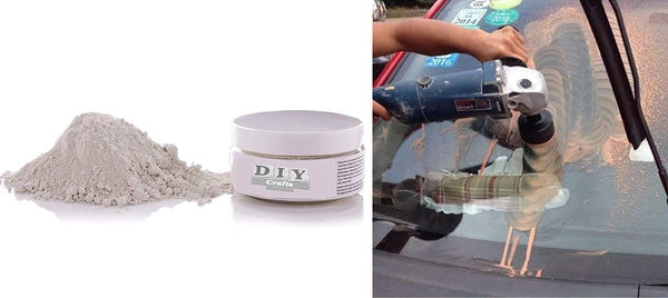 DIY Crafts 200 Grams, Ping Cerium Oxide, Composite Polishing Cerium Oxide Powder Office Car Windows Mirror Home Office Window Balcony Look Old Glass Cleaning Powder Re (200 Grams, Ping Cerium Oxide) - 200 Grams, Ping Cerium Oxide