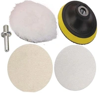 DIY Crafts 1 Kit, 1x Set, Felt Backer Pad Nut For Composite Polishing Cerium Oxide Powder Glass Mirror Balcony Look Old Glass Cleaning Pow (1 Kit, 1x Set) - 1 Kit, 1x Set