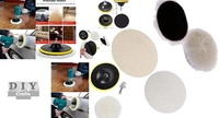 DIY Crafts 1 Kit, 1x Set, Felt Backer Pad Nut For Composite Polishing Cerium Oxide Powder Glass Mirror Balcony Look Old Glass Cleaning Pow (1 Kit, 1x Set) - 1 Kit, 1x Set