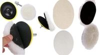 DIY Crafts 1 Kit, 1x Set, Felt Backer Pad Nut For Composite Polishing Cerium Oxide Powder Glass Mirror Balcony Look Old Glass Cleaning Pow (1 Kit, 1x Set) - 1 Kit, 1x Set