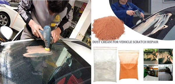 DIY Crafts 1 Kit, 1x Set, Felt Backer Pad Nut For Composite Polishing Cerium Oxide Powder Glass Mirror Balcony Look Old Glass Cleaning Pow (1 Kit, 1x Set) - 1 Kit, 1x Set